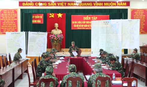 Diễn tập Chỉ huy – Tham mưu năm 2018