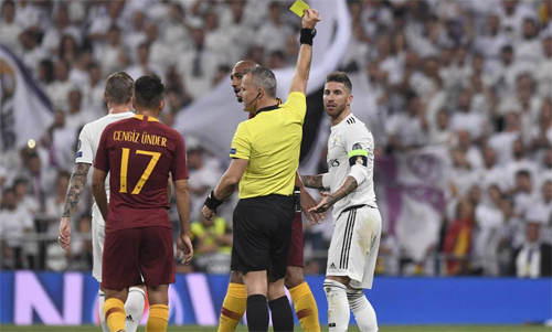 Ramos lập kỷ lục về thẻ tại Champions League