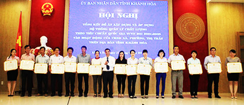 124 xã, phường áp dụng hệ thống quản lý chất lượng theo tiêu chuẩn ISO