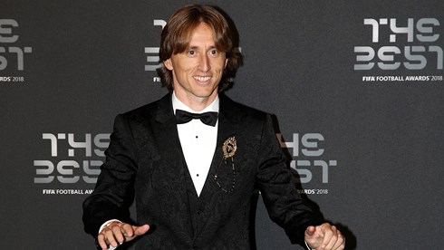 Luka Modric là người phá vỡ thế thống trị của Ronaldo và Messi tại giải FIFA The Best. (Ảnh: Getty)