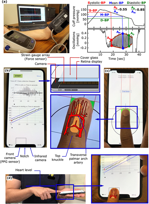 Nội dung mô tả phương pháp làm việc của “máy đo huyết áp” bằng iPhone