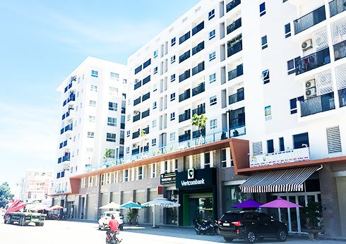 Khu đô thị VCN Phước Hải có hàng chục sàn giao dịch bất động sản  được thành lập trong thời gian ngắn.