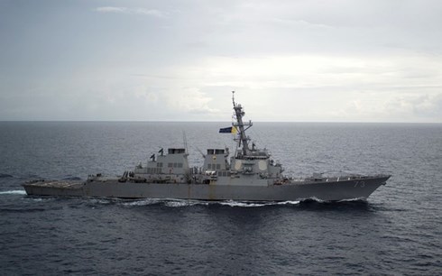 Tàu Hải quân Mỹ USS Decatur. Ảnh: Reuters