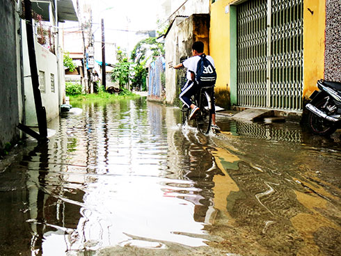 Đường thường xuyên ngập nước