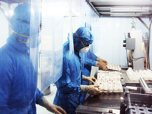 Quy trình sản xuất vắc xin cúm trên phôi gà ở IVAC.