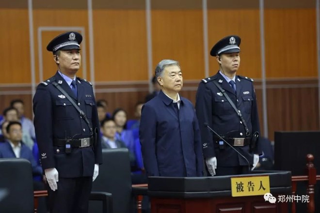 Ông Vương Tam Vận tại phiên tòa. (Nguồn: qq.com)