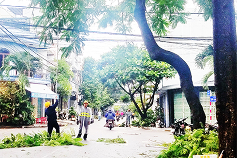 Đảm bảo an toàn điện sau công tơ trong mùa mưa bão