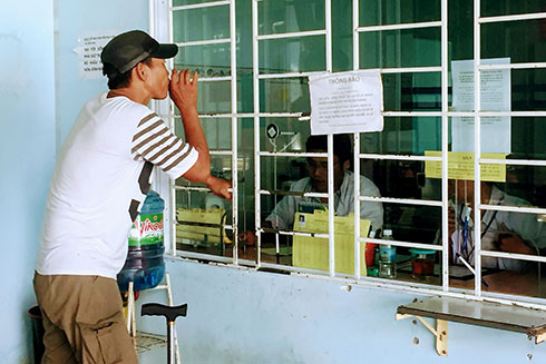 Bệnh nhân tham gia điều trị Methadone tại Trung tâm Y tế Cam Ranh. 