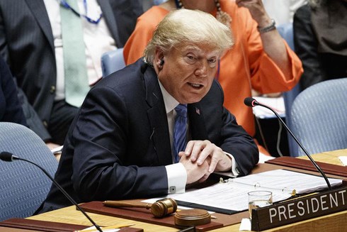 Chính quyền Tổng thống Mỹ Donald Trump cáo buộc Nga, Trung Quốc, Iran can thiệp bầu cử. Ảnh: Reuters.