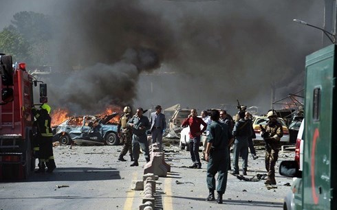 Bạo lực bùng phát trong ngày bầu cử Quốc hội Afghanistan. Ảnh: Khybernews