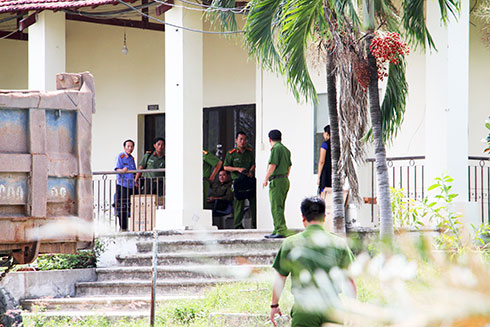 Khám xét, thu thập tài liệu tại Khu đô thị Hòn Thị