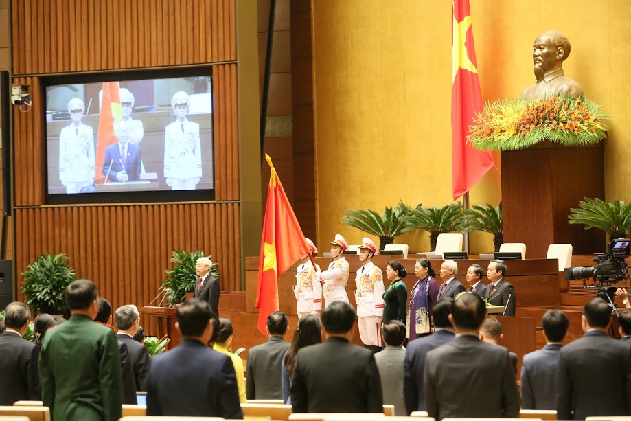 Đồng chí Nguyễn Phú Trọng tuyên thệ nhậm chức