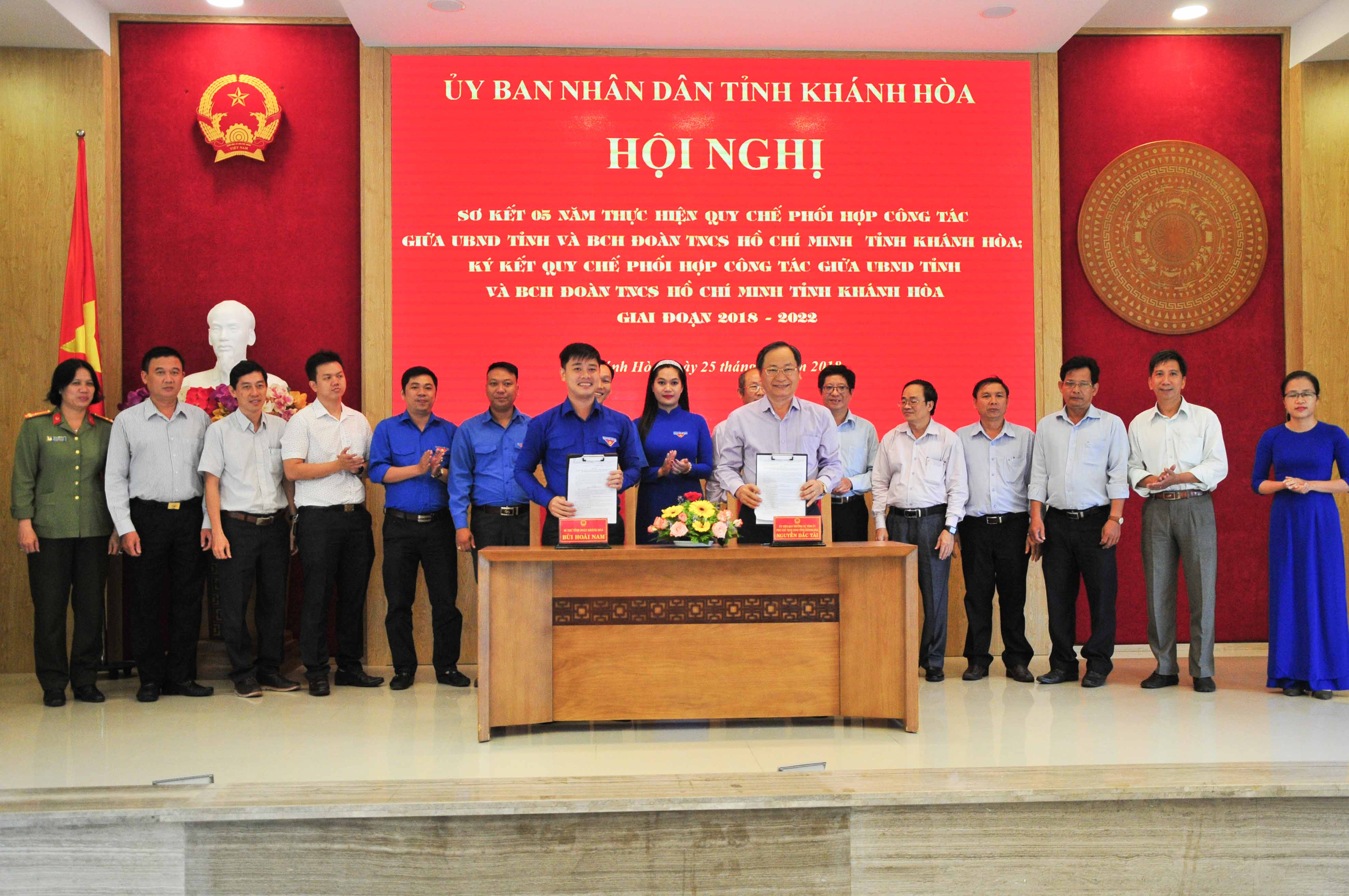 UBND tỉnh và Tỉnh đoàn ký kết quy chế phối hợp giai đoạn 2018-2022