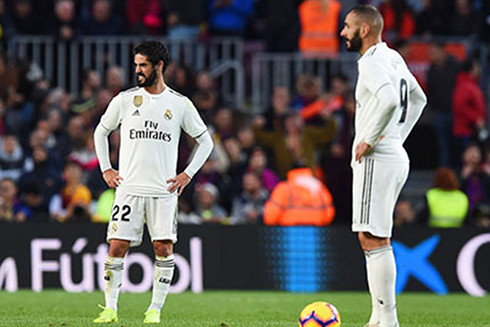 Real Madrid đã bất lực trước Barcelona trong trận El Clasico đầu tiên của mùa giải 2018-2019.