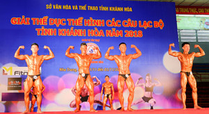 Khanh Hoa's bodybuilding contest 2018 joined by 34 participants