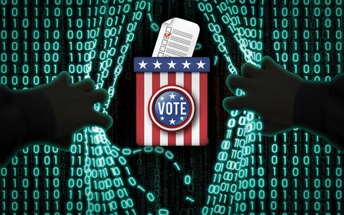 Bầu cử giữa kỳ Mỹ đối mặt với thách thức về an ninh mạng. (Ảnh minh họa: PC World)