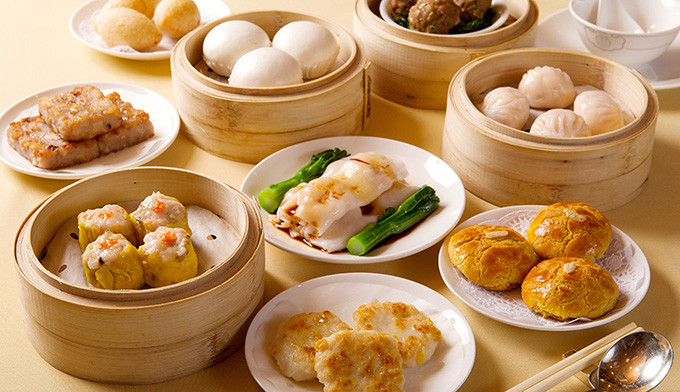 Các món dimsum nổi tiếng của ẩm thực Quảng Châu.