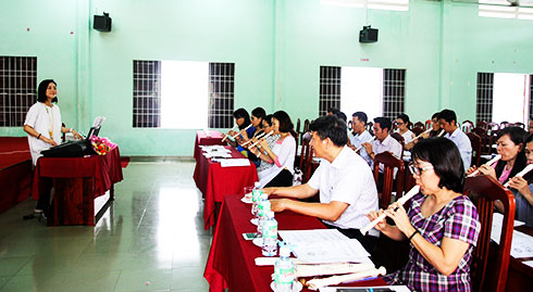 Tập huấn dạy sáo Recorder cho giáo viên âm nhạc tiểu học