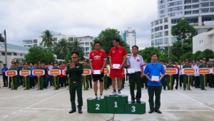 Over 200 players joined Khanh Hoa armed forces' sports festival
