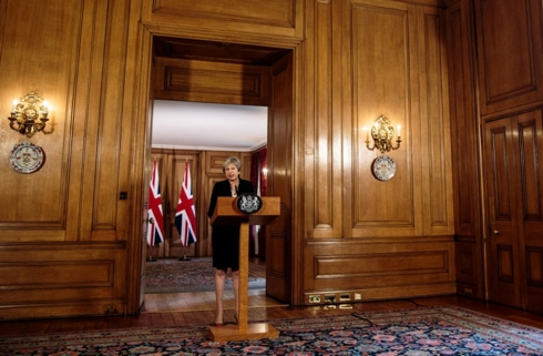 Thủ tướng Anh Theresa May. Ảnh: Reuters.