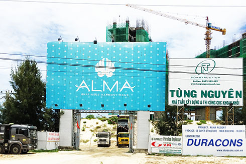 Dự án khu nghỉ dưỡng Alma do Công ty TNHH Khu du lịch Vịnh Thiên Đường làm chủ đầu tư.  