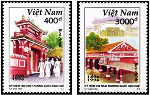 Kỷ niệm 100 năm trường Quốc học Huế (1896 - 1996). 
