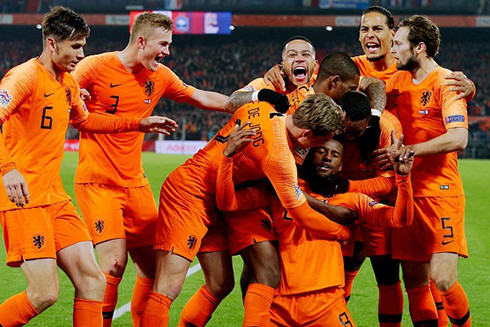 Đội tuyển Hà Lan mới có trận thắng tưng bừng 2-0 trước đội tuyển Pháp tại UEFA Nations League 2018.