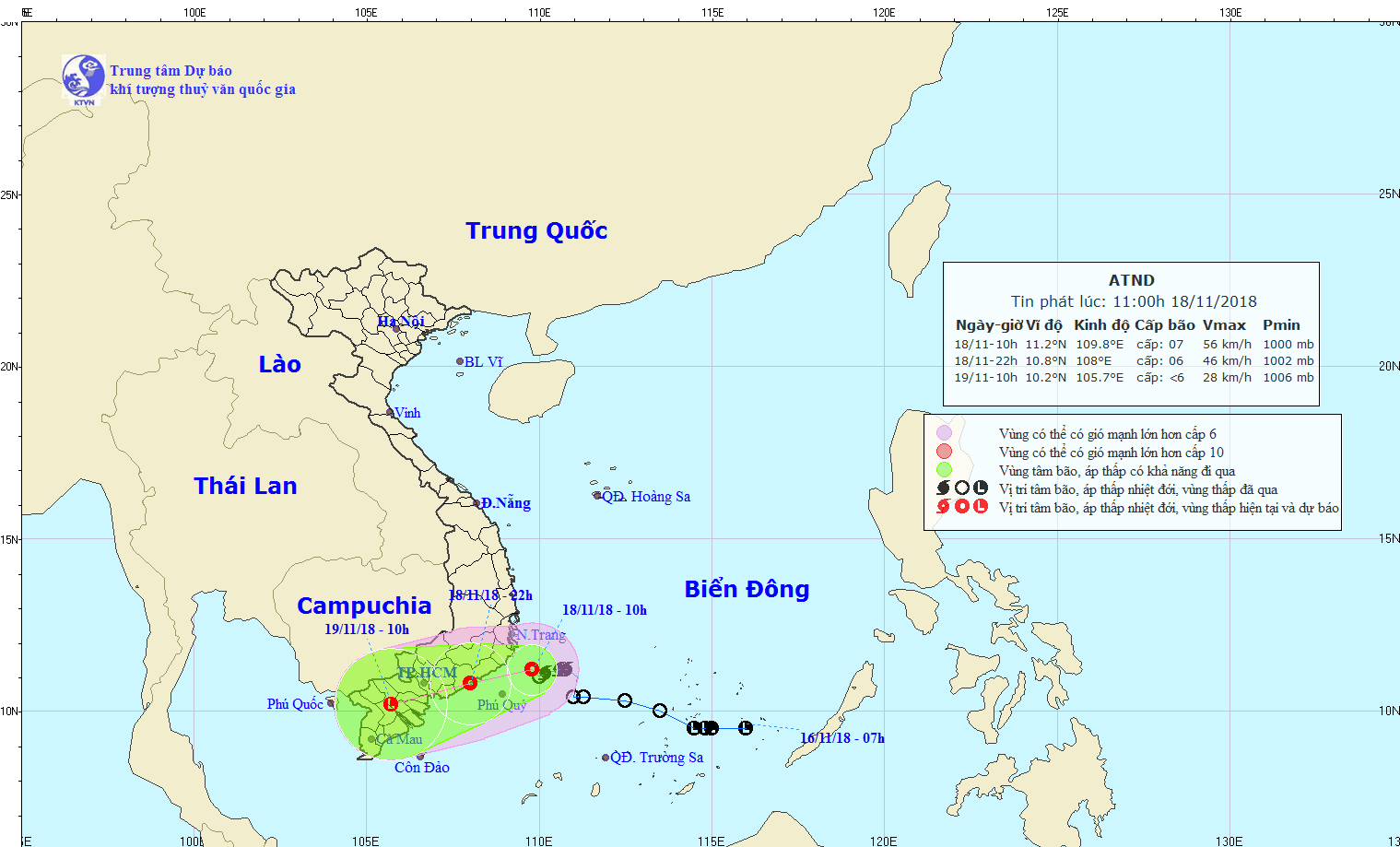 Cảnh báo lũ trên các sông từ Khánh Hòa đến Bình Thuận