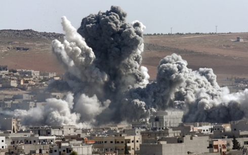 Hình ảnh một vụ không kích ở Syria. Ảnh: DocumentaryTube.
