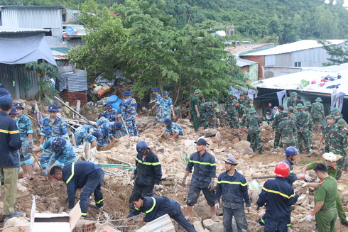 Tìm thấy thi thể thanh niên bị lũ cuốn ở thôn Thành Phát