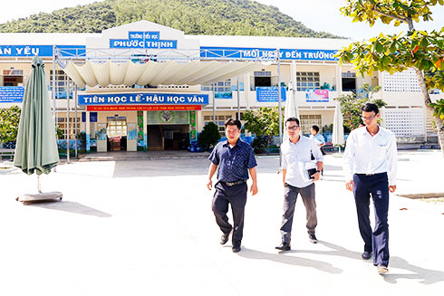 Trường Tiểu học Phước Thịnh (Phước Đồng) có thể tiếp nhận 400 người.