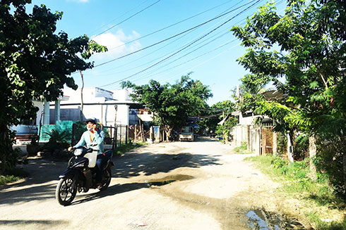 Đường Phan Bội Châu đầu tư dang dở do khó khăn bố trí tái định cư.