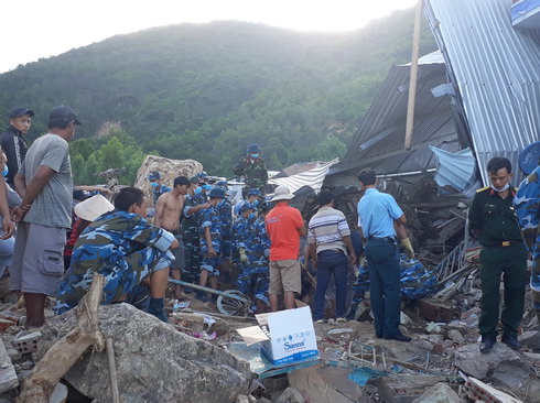 Tìm thấy thi thể cuối cùng trong vụ sạt lở đất ở thôn Thành Phát