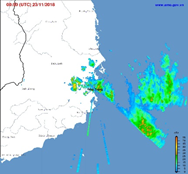 Cảnh báo mưa dông ở Khánh Hòa