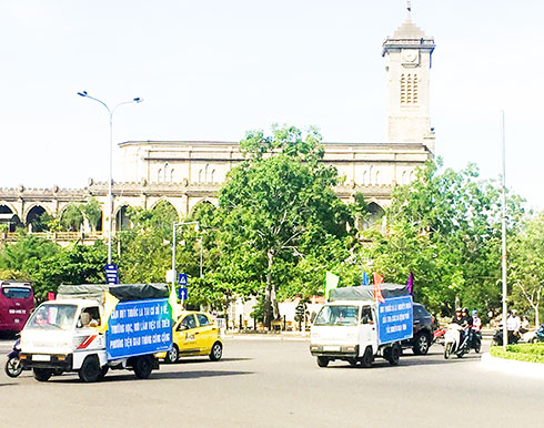 Tuyên truyền phòng, chống tác hại thuốc lá tại TP. Nha Trang.