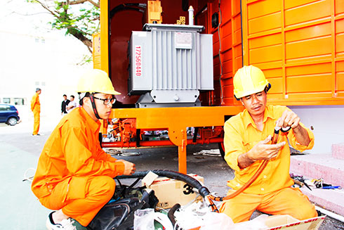 Công tác đảm bảo an toàn điện được PC Khánh Hòa  thực hiện nghiêm ngặt. 