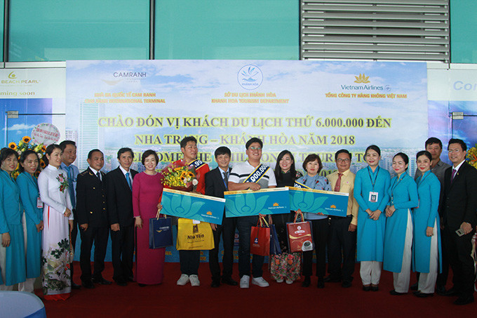 Lễ đón vị khách du lịch thứ 6 triệu đến Nha Trang - Khánh Hoà năm 2018 là sự kiện mở màn cho chuỗi các hoạt động, sự kiện của Năm Du lịch Quốc gia 2019.