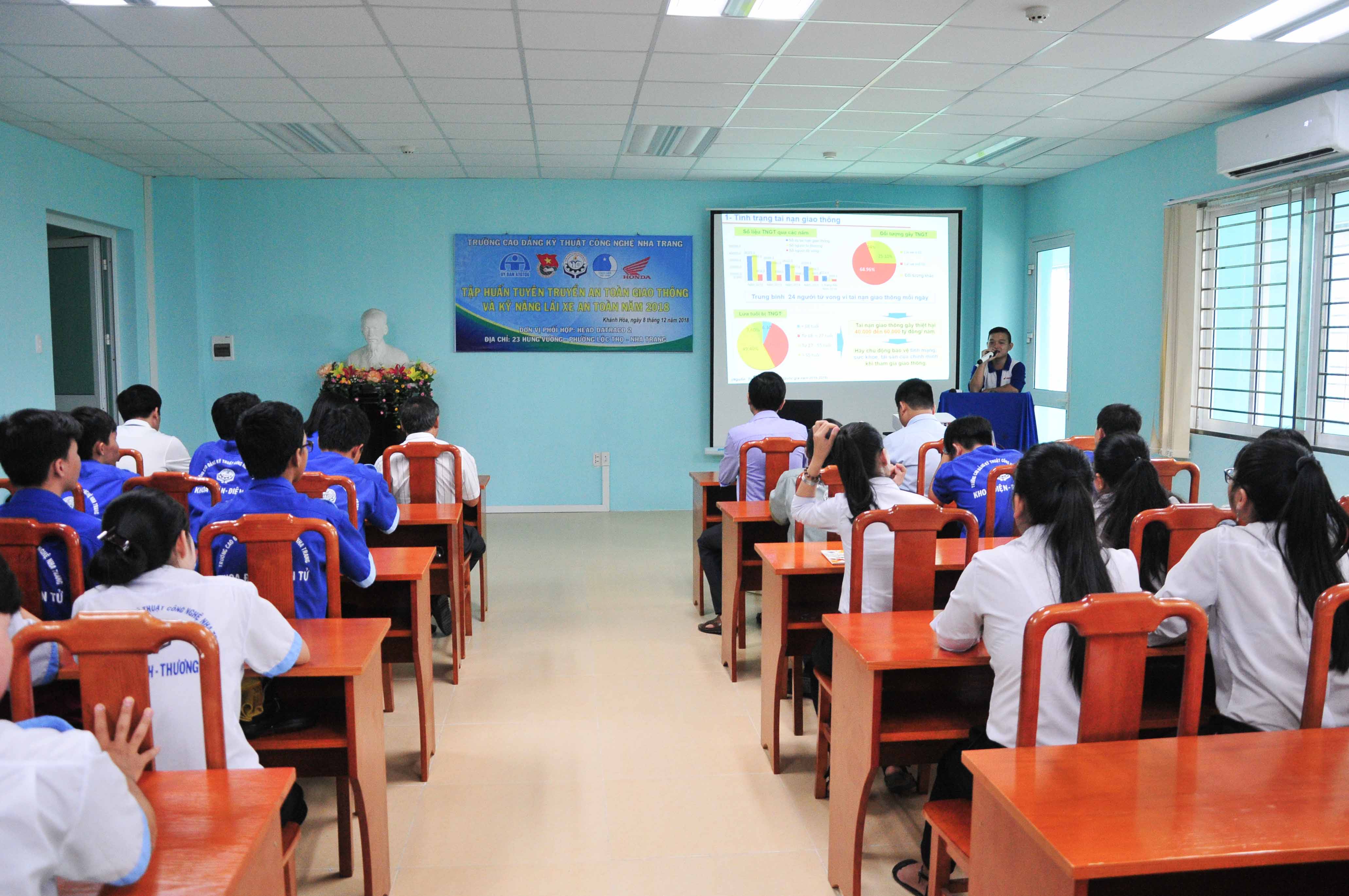 Tập huấn về an toàn giao thông cho hơn 150 đoàn viên, thanh niên