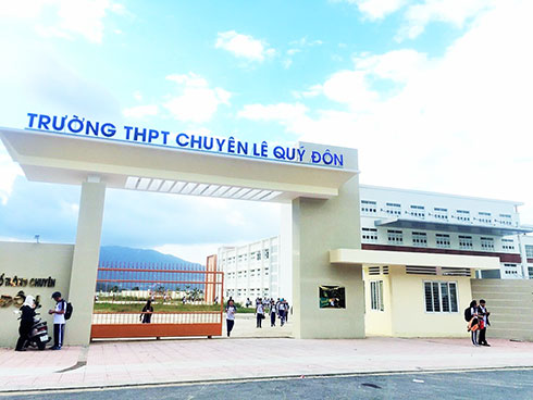 Cơ sở mới của trường THPT Chuyên Lê Quý Đôn.