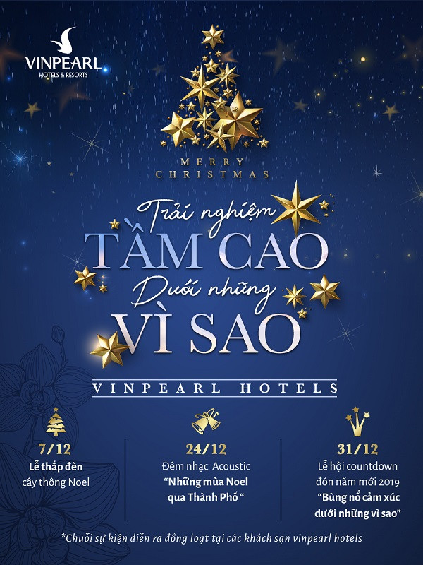 Chương trình mùa lễ hội 2018 “Trải nghiệm tầm cao dưới những vì sao” của chuỗi khách sạn nội đô Vinpearl Hotels sẽ mang đến cho du khách muôn vàn trải nghiệm đáng nhớ
