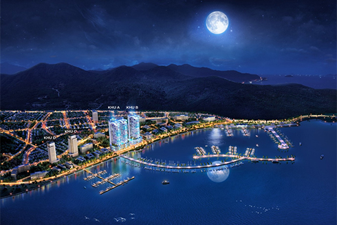 Dự án Swisstouches La Luna Resort được chủ đầu tư Marina Hotel .JSC xây dựng tại khu A,B