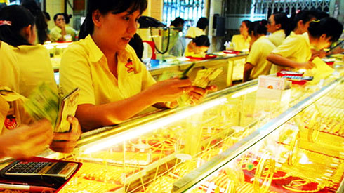 USD tăng trở lại ép vàng giảm sâu