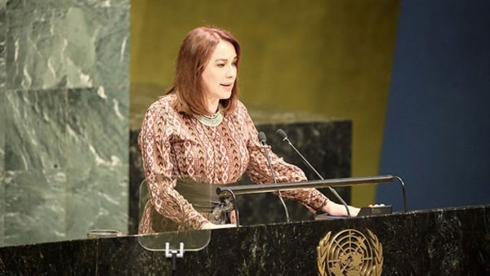 Chủ tịch Đại Hội đồng Liên hợp quốc Maria Espinosa. (Ảnh: KT)