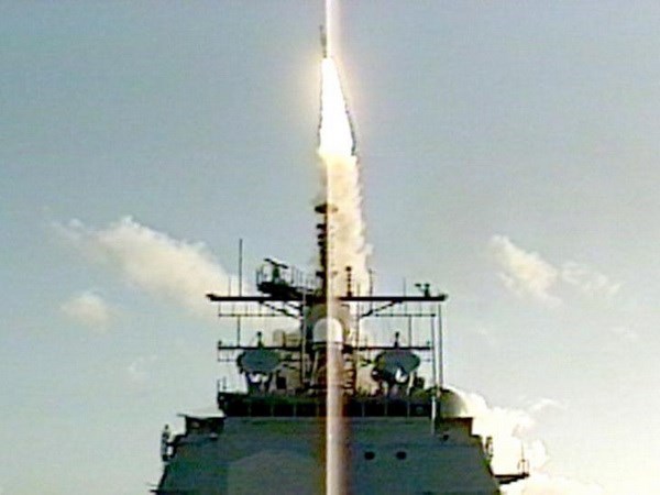 Nhật Bản, Mỹ thử nghiệm thành công hệ thống phòng thủ tên lửa Aegis. (Nguồn: UPI)