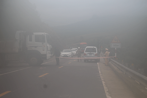 Đèo Khánh Lê – Lâm Đồng sạt lở nghiêm trọng