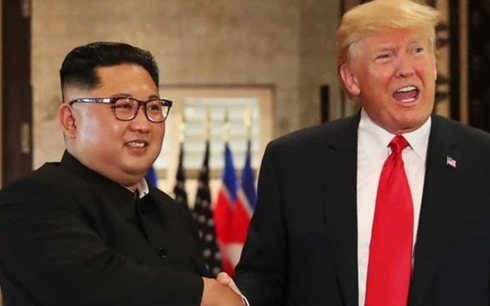Nhà lãnh đạo Triều Tiên Kim Jong-un và Tổng thống Mỹ Donald Trump. Ảnh: Hindustan Times.