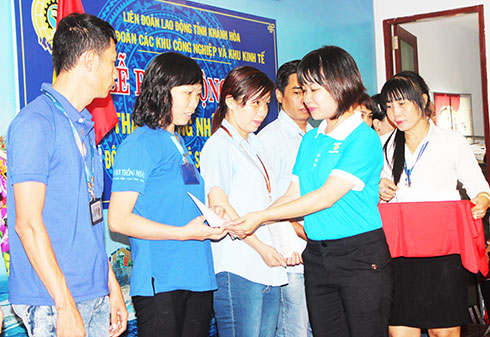 Công đoàn các Khu công nghiệp và Khu kinh tế tỉnh: Chăm lo người lao động