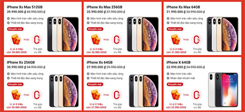 iPhone cao cấp đang giảm giá đến 4 triệu đồng