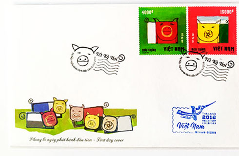 Họ hàng nhà heo trên tem Bưu chính Việt Nam