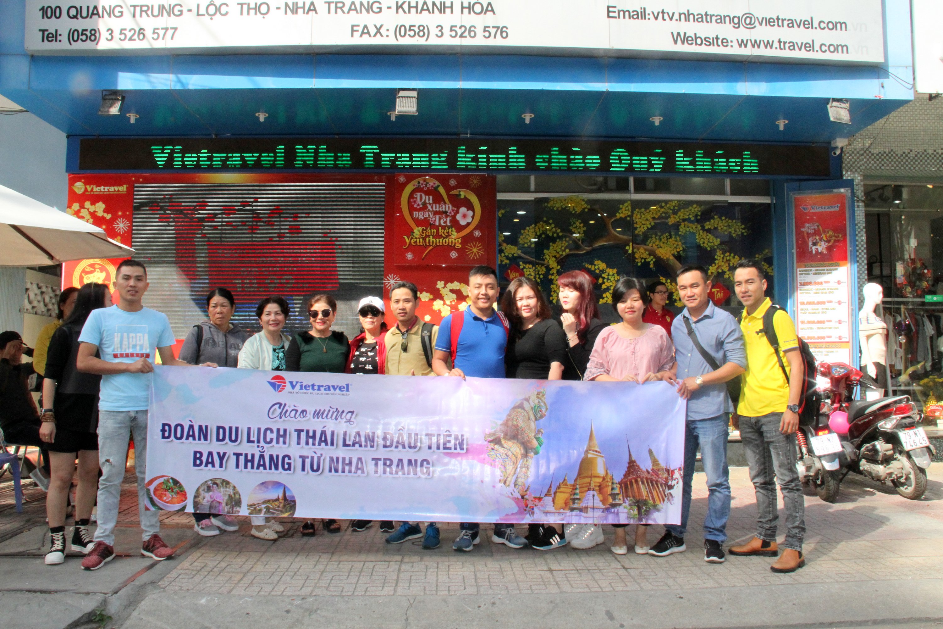 Vietravel Nha Trang khởi hành tour bay thẳng từ Cam Ranh đến Thái Lan